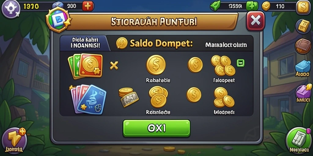 Fitur hadiah menarik untuk setiap pencapaian dalam permainan.