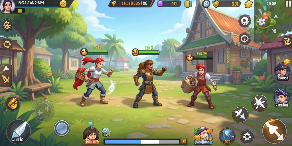 Fitur multiplayer yang memungkinkan bermain dengan teman.