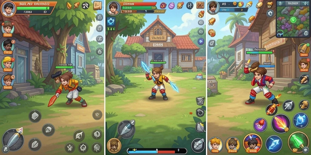 Koleksi karakter unik yang bisa Anda unlock.