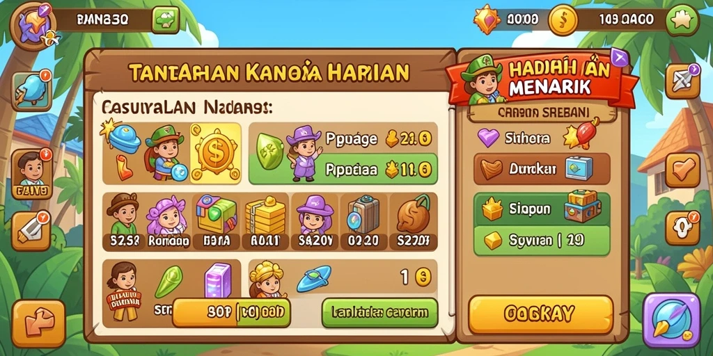 Sistem reward yang menguntungkan untuk para pemain.