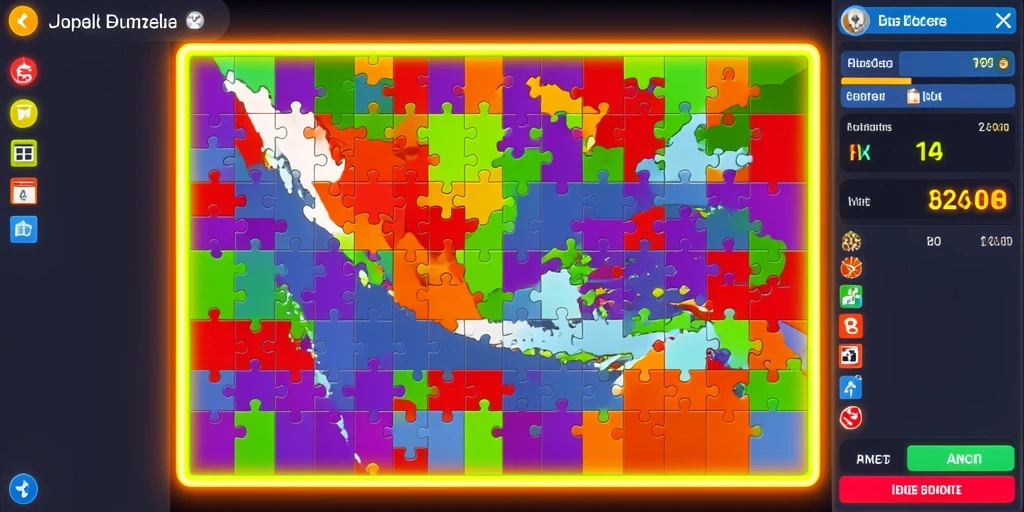 Screenshot dari mode permainan yang penuh tantangan.